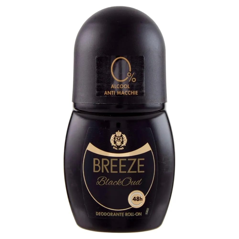 Breeze Black Oud deodorante roll on 6x50 ml 48h