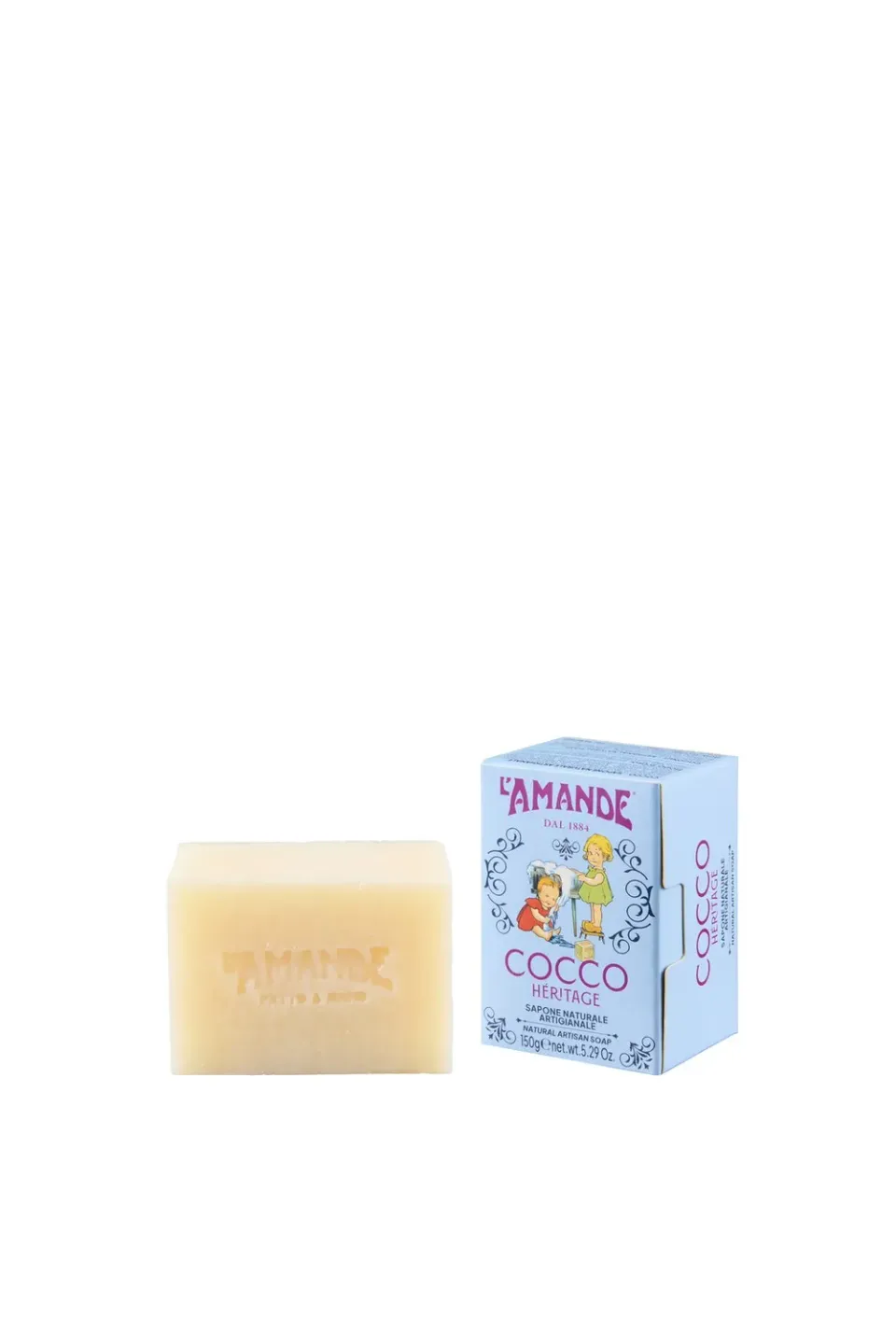 L'Amande Le Classique Sapone Artigianale Cocco Saponetta Delicata