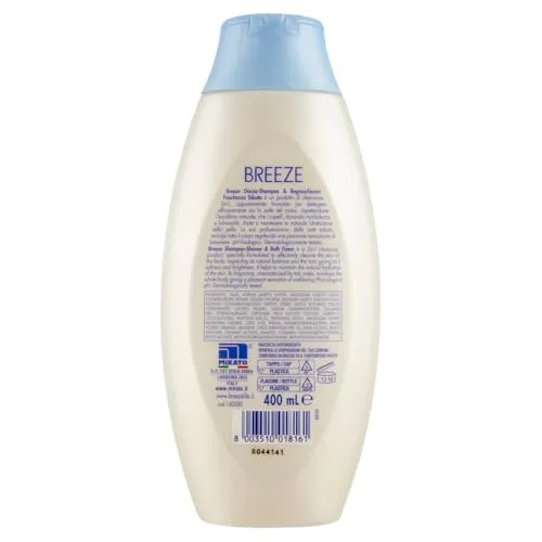 Breeze Freschezza Talcata doccia shampoo 6x400 ml pH fisiologico