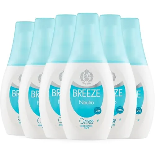 Breeze Neutro deodorante vapo no gas 6x75 ml senza profumo