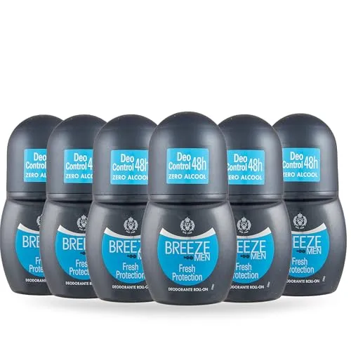 Breeze Men Fresh Protection deodorante roll-on 6x50 ml