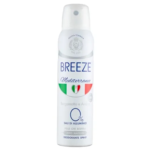 Breeze Mediterraneo deodorante spray 6x150 ml bergamotto