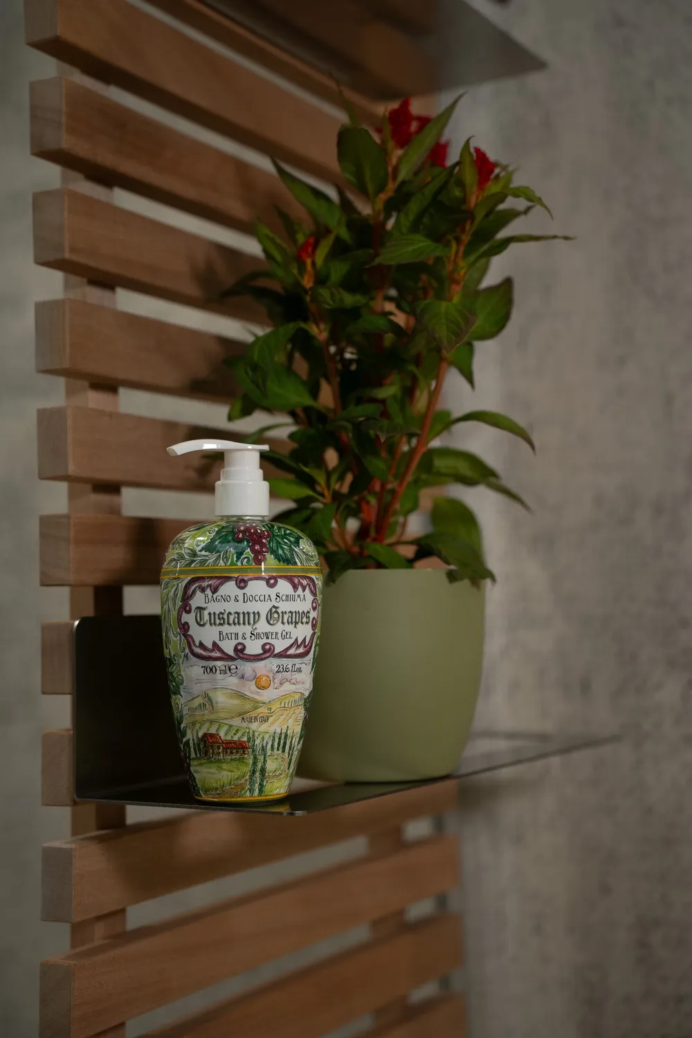 Rudy Profumi Maioliche Tuscany Grapes bagnoschiuma 700 ml uva