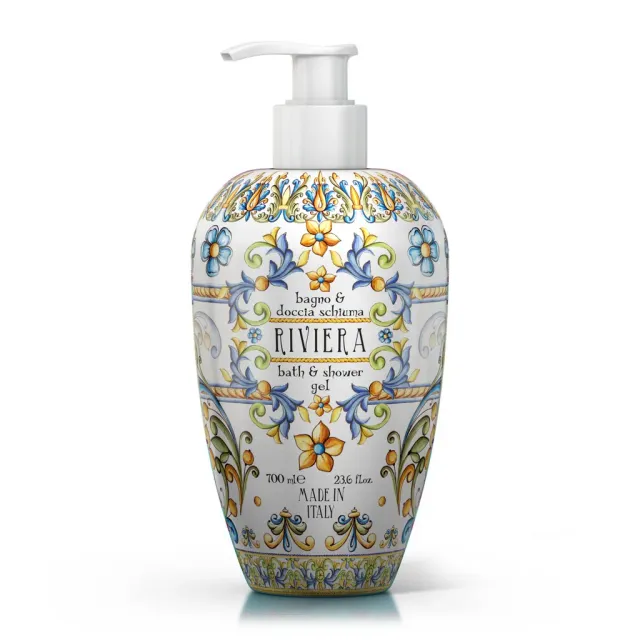 Rudy Profumi Maioliche Riviera Gel Bagno 700 ml gelsomino vaniglia