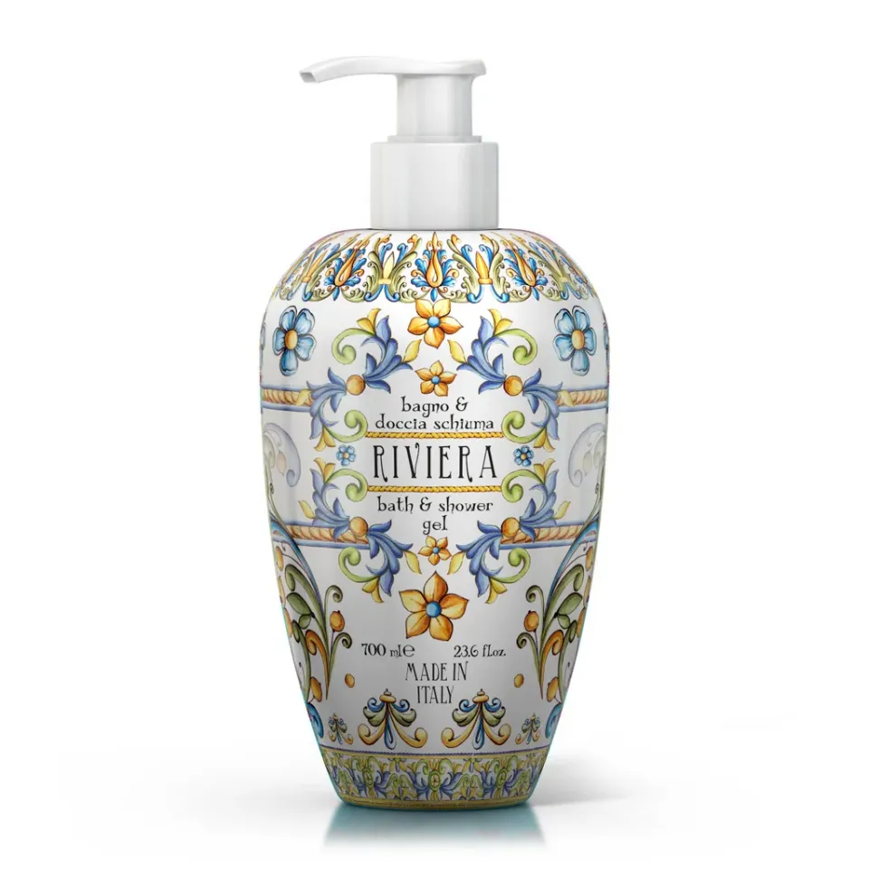 Rudy Profumi Maioliche Riviera Gel Bagno 700 ml gelsomino vaniglia