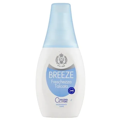 Breeze Freschezza Talcata Deodorante Vapo No Gas 6x75 ml delicato