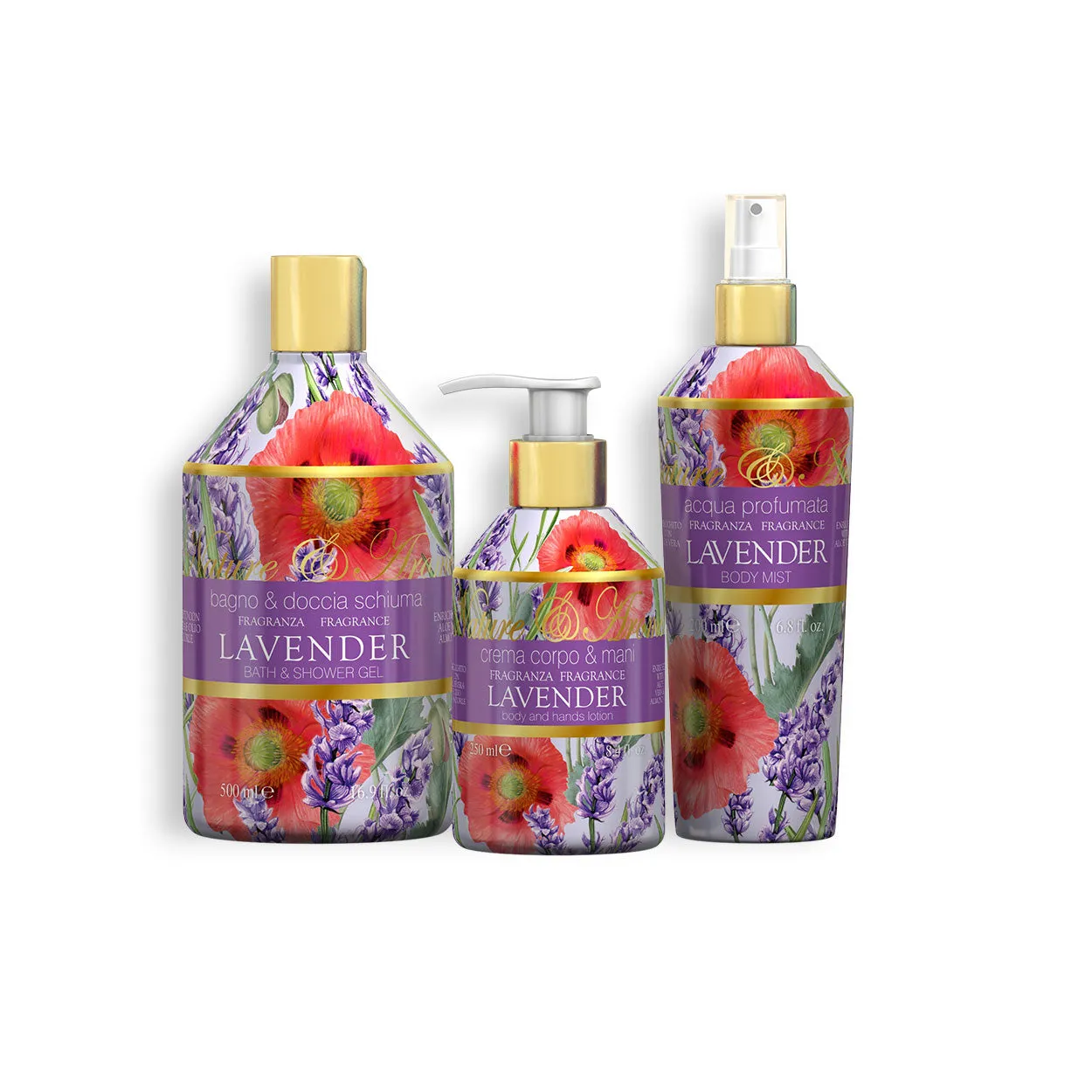 Rudy Profumi Nature&Arome Lavanda set benessere 3 pezzi