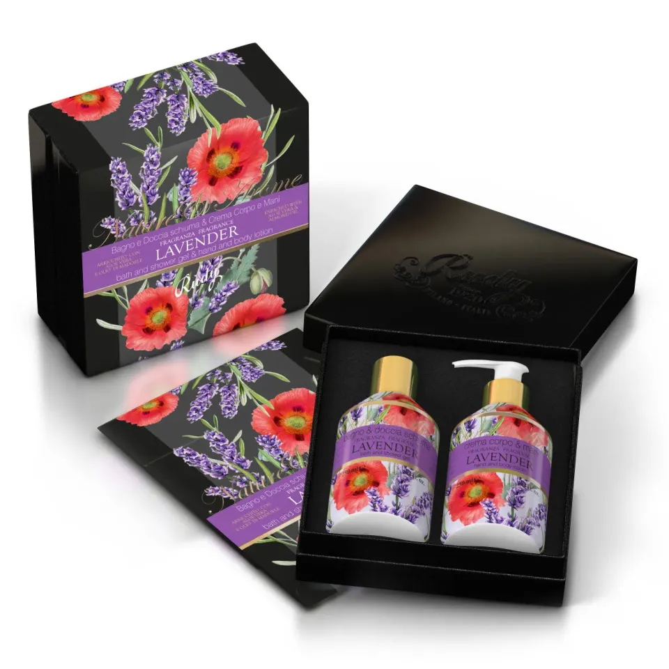 Rudy Nature Arome set regalo lavanda 250 ml + crema