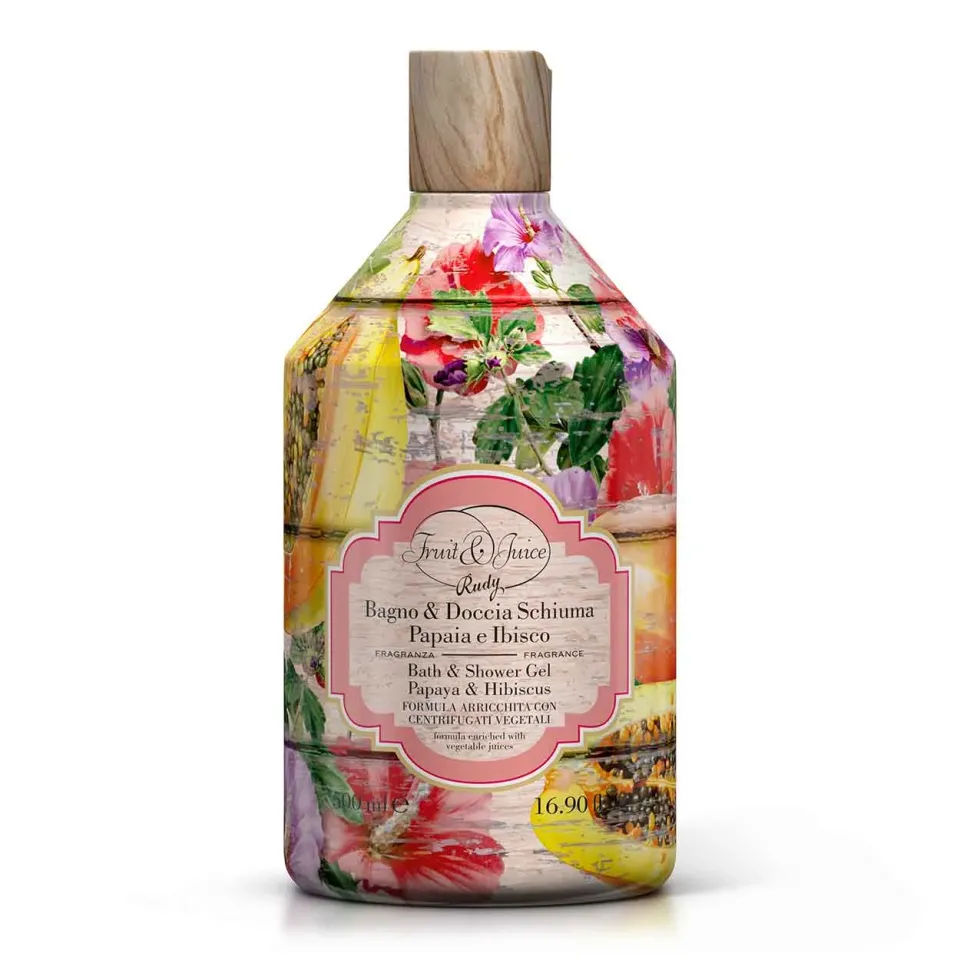 Rudy Profumi Fruit&Juice Papaya Bagnodoccia 500 ml Senza SLS