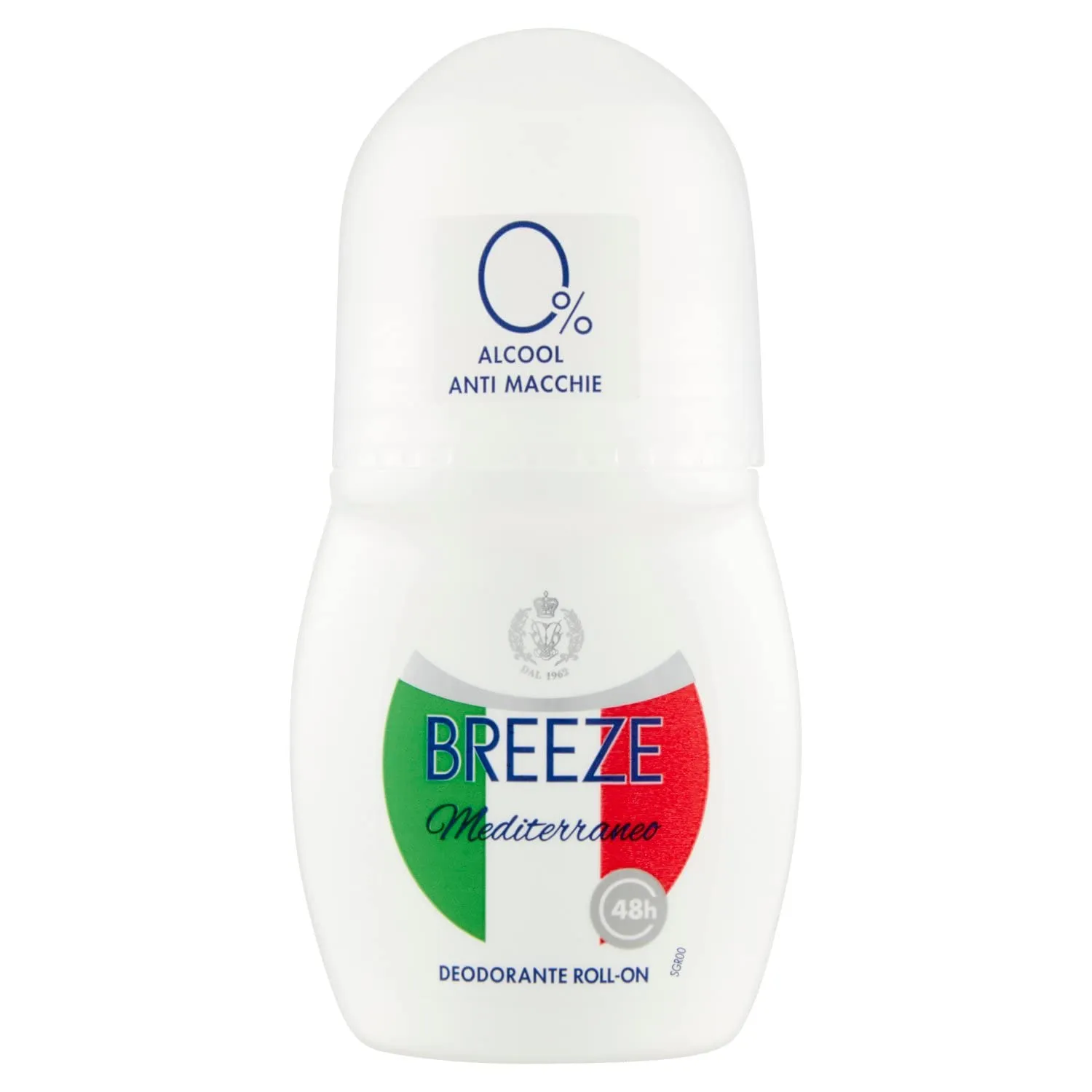 Breeze Mediterraneo deodorante roll on 6x50 ml anti macchie