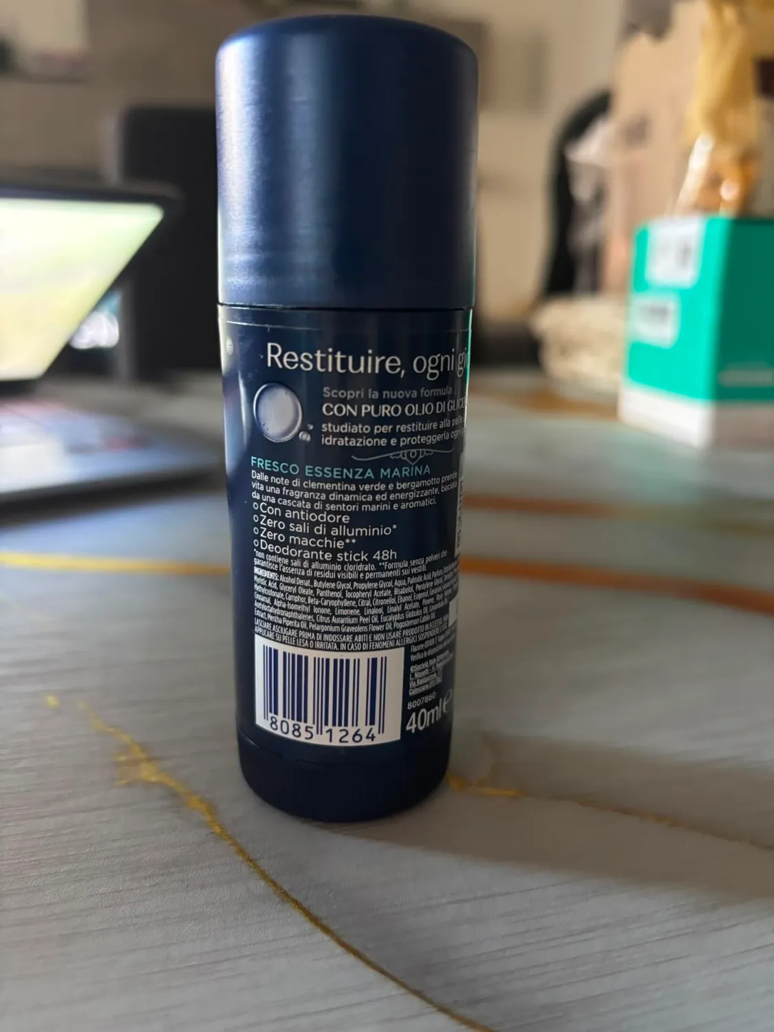 Neutro Roberts Uomo Essenza Marina deodorante stick 40 ml antiodore