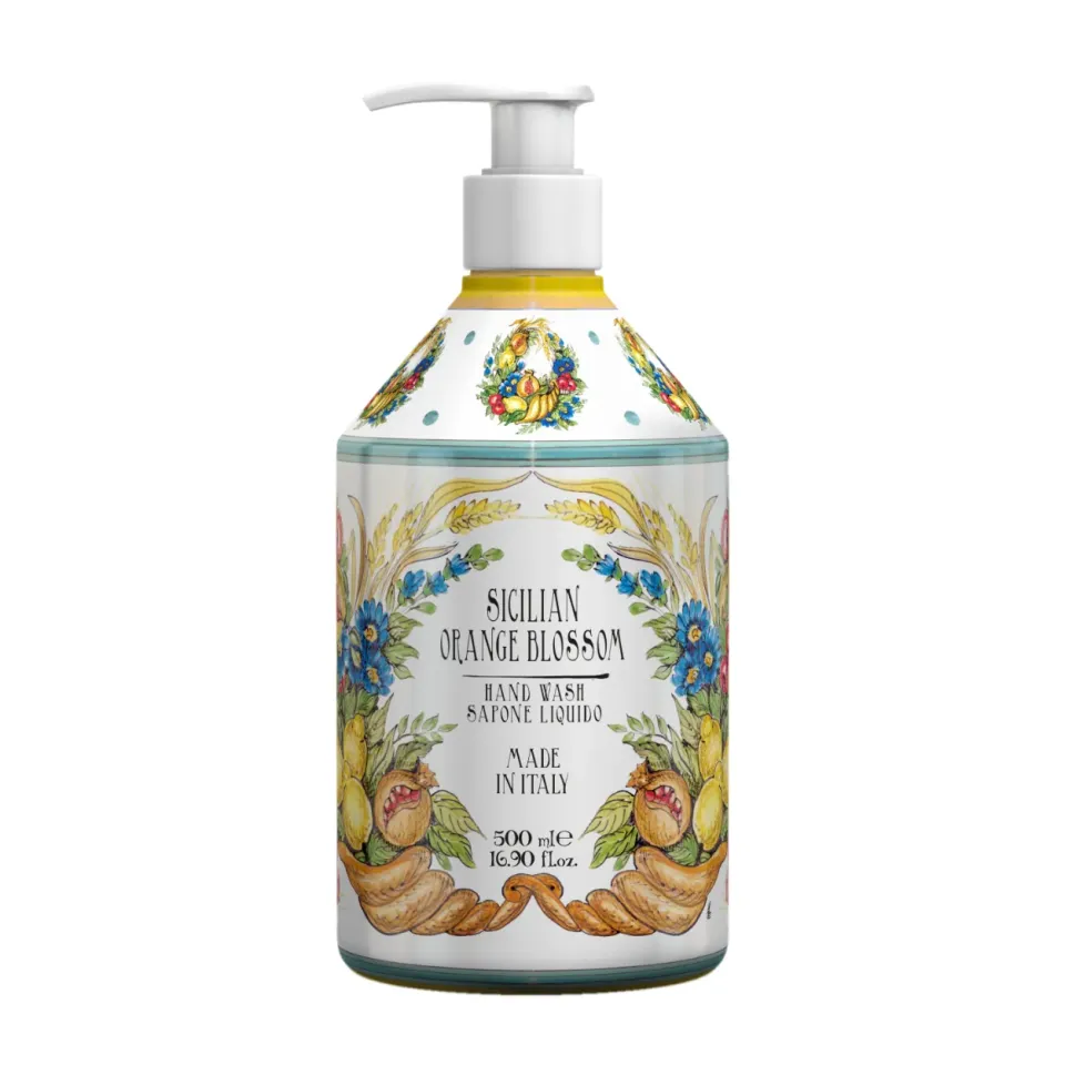 Rudy Profumi Maioliche Fiori Arancio Sicilia sapone mani 500 ml fresco