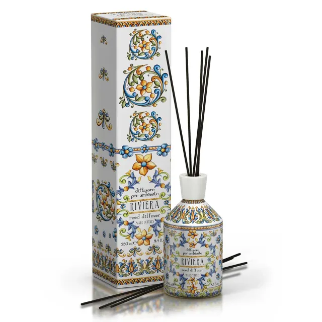 Rudy Profumi Riviera Maioliche Diffusore 250 ml Fiori Bianchi