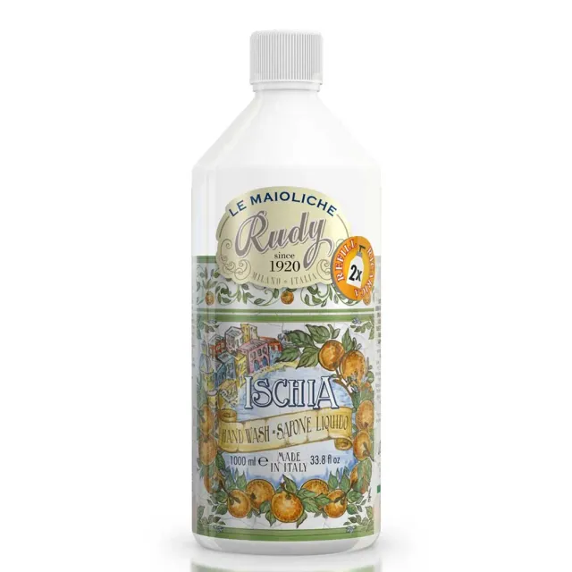 Rudy Profumi Ischia Ricarica Sapone Mani 1000 mL Agrumata
