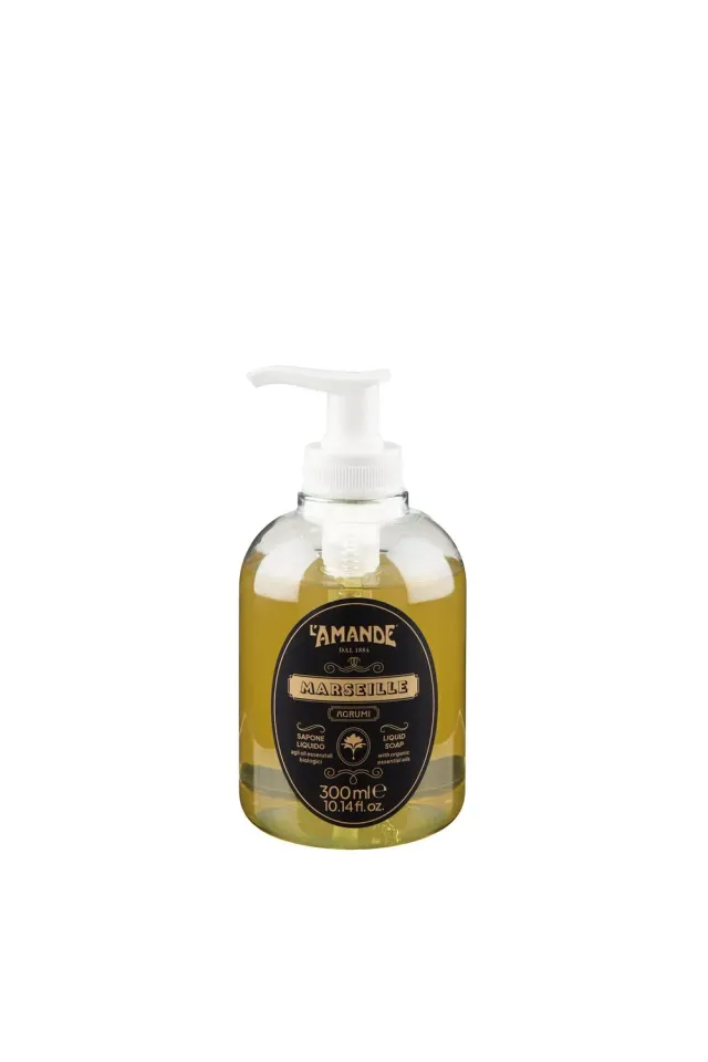 L'Amande Le Classique Sapone Liquido Agrumi Bio Mani Fresche