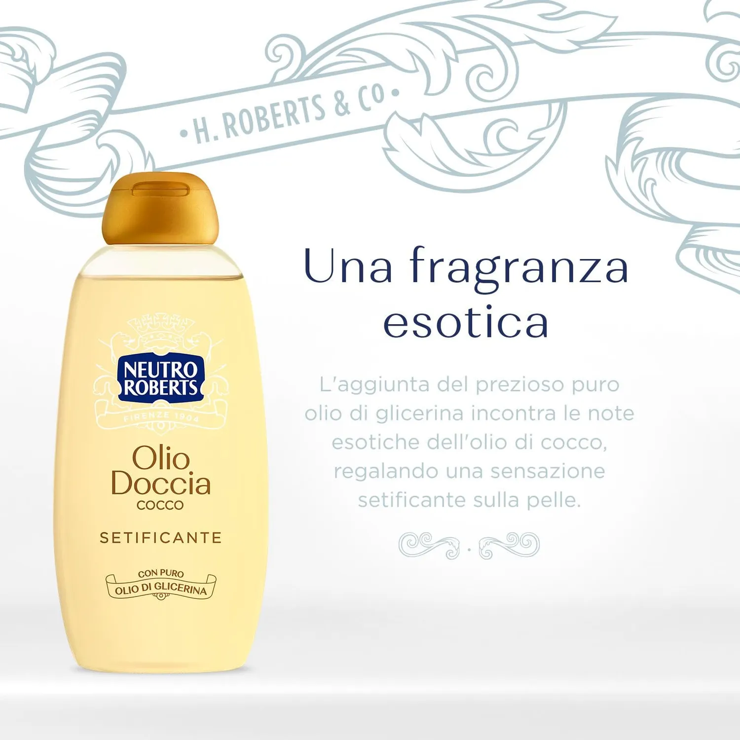Neutro Roberts Olio Doccia 250 ml Olio di Cocco Pelle Secca