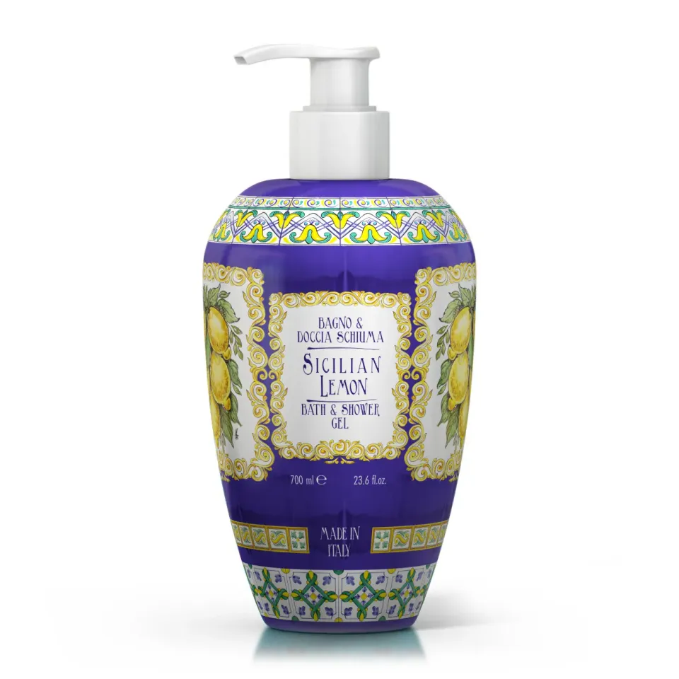 Rudy Profumi Maioliche Limoni di Sicilia Bagnoschiuma 700 ml