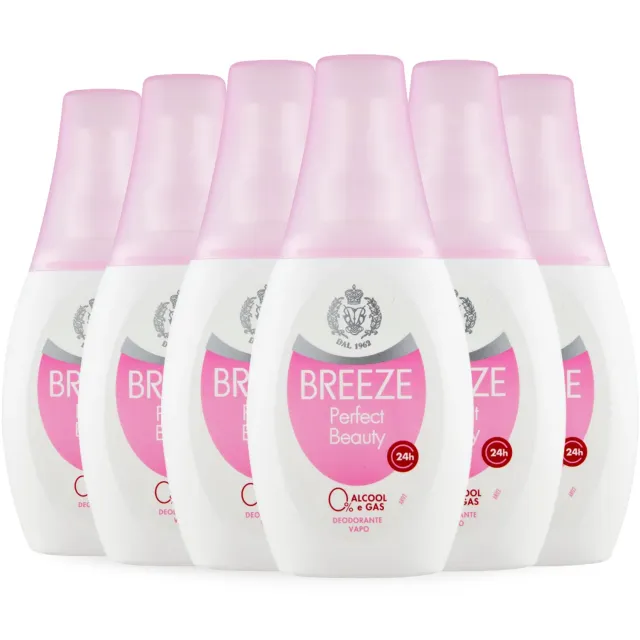 Breeze Perfect Beauty vapo no gas 6x75 ml senza alcol