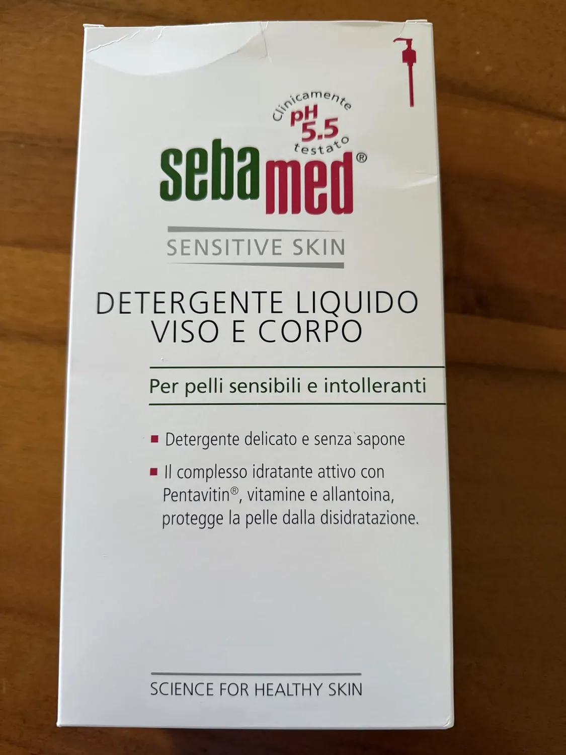 Sebamed Detergente Liquido Viso e Corpo pH 5.5 flacone 1 l pelli sensibili