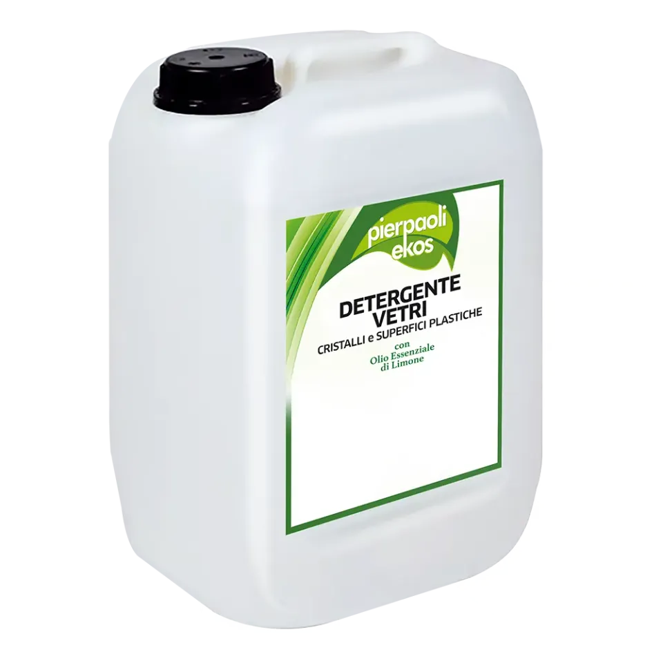 Pierpaoli Ekos Detergente Vetri Limone Tanica 10 kg senza aloni