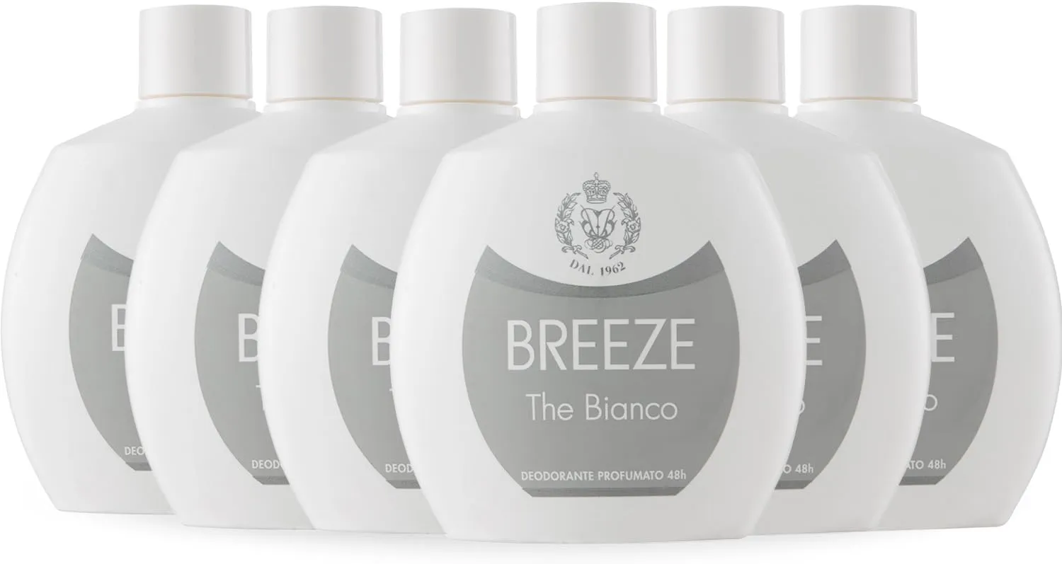 Breeze Sporting deodorante squeeze 6x100 ml senza gas