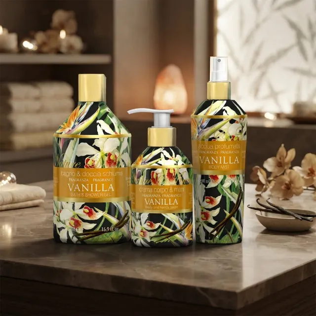 Rudy Profumi Nature & Arome Dolcezza Vaniglia set regalo 3 pezzi