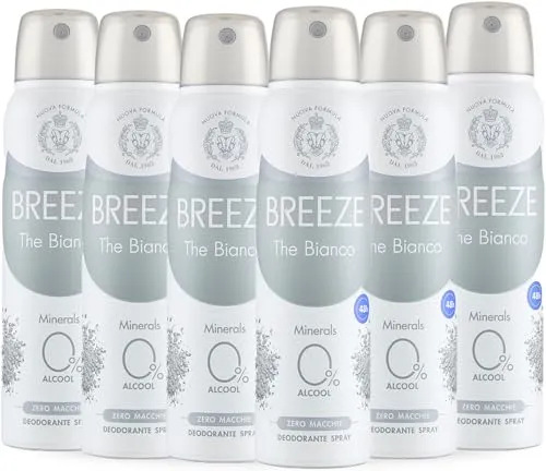 Breeze Argan Deodorante Spray 6x150 ml Pelli Sensibili