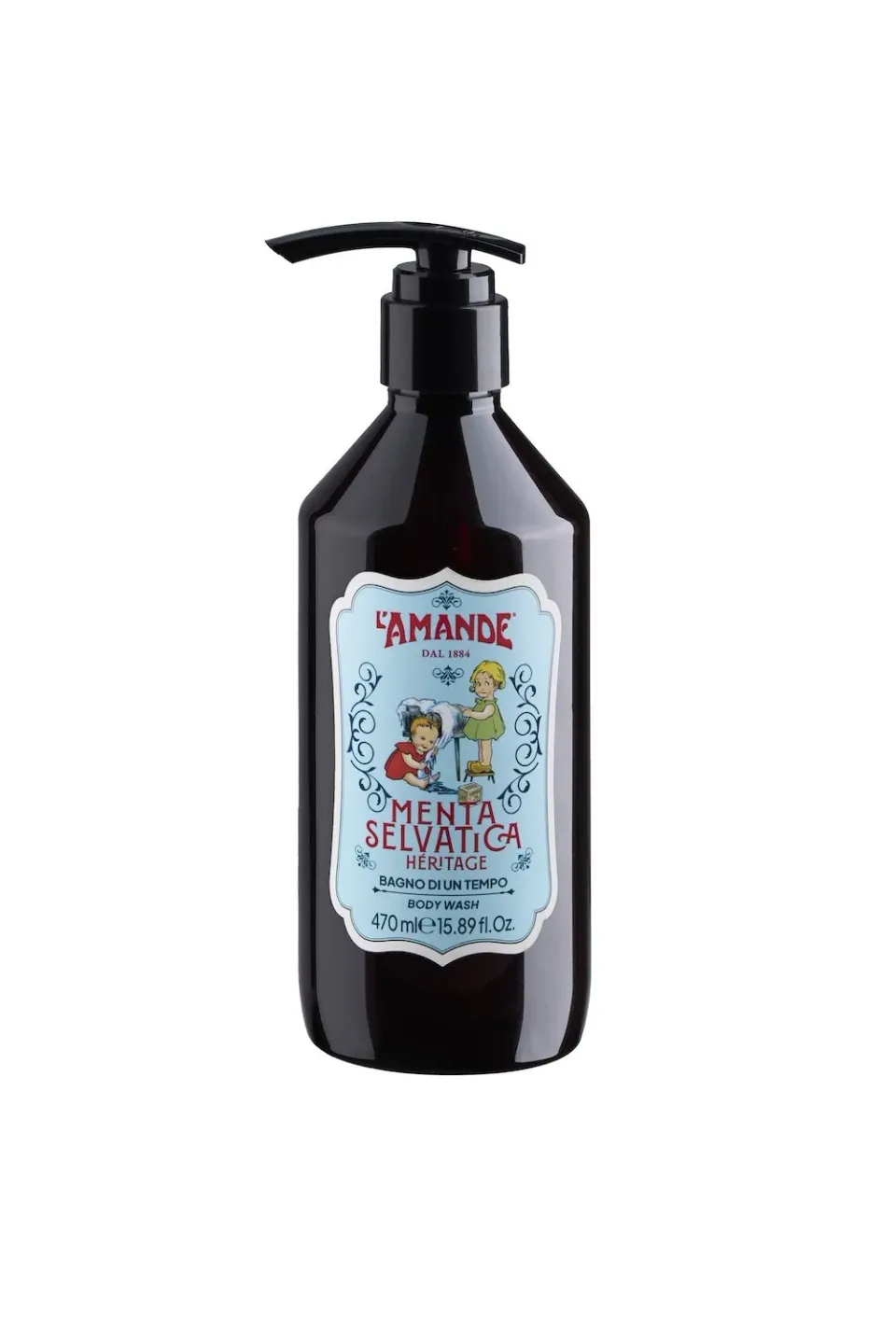 L'Amande Bagno di un Tempo Menta bagnoschiuma balsamico