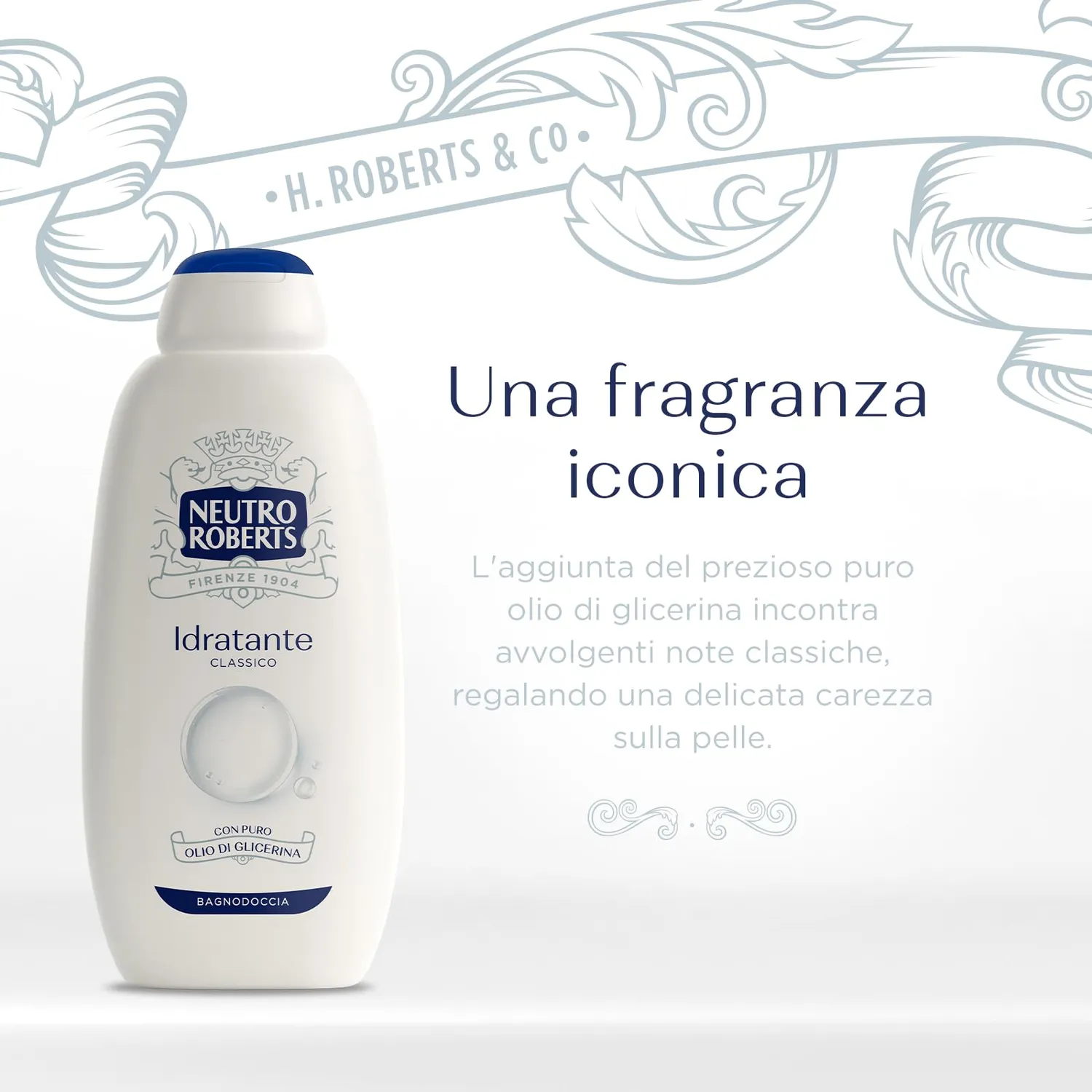 Neutro Roberts Idratante bagnoschiuma 4x600 ml glicerina