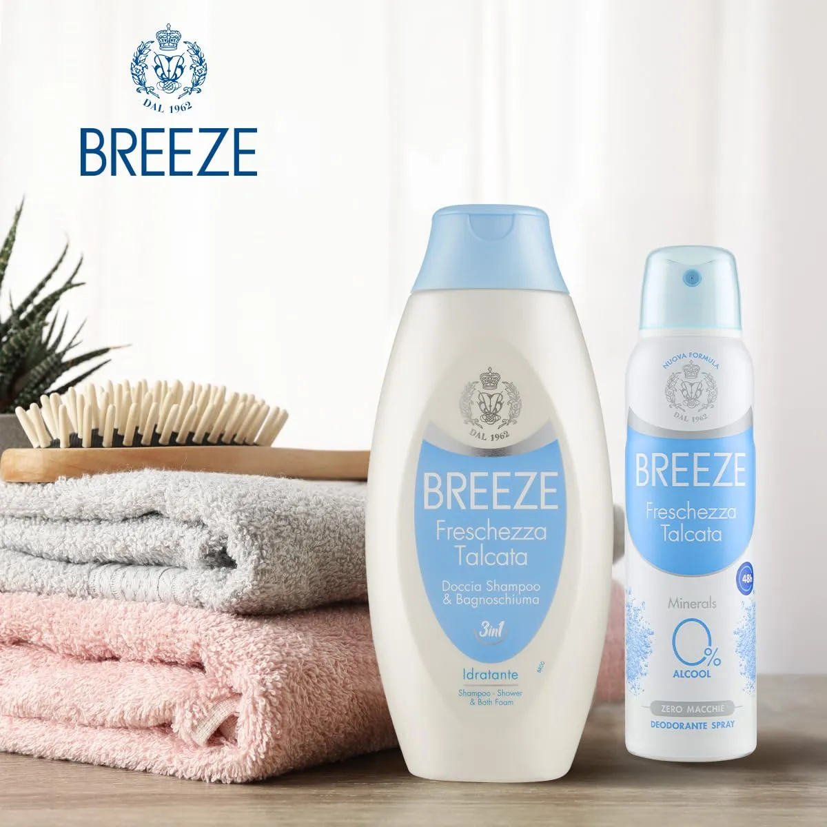 Breeze Freschezza Talcata deodorante spray 6x150 ml talcato