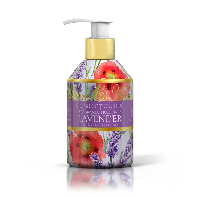 Rudy Profumi Nature&Arome Lavender Crema Corpo e Mani 250 ml Lavanda