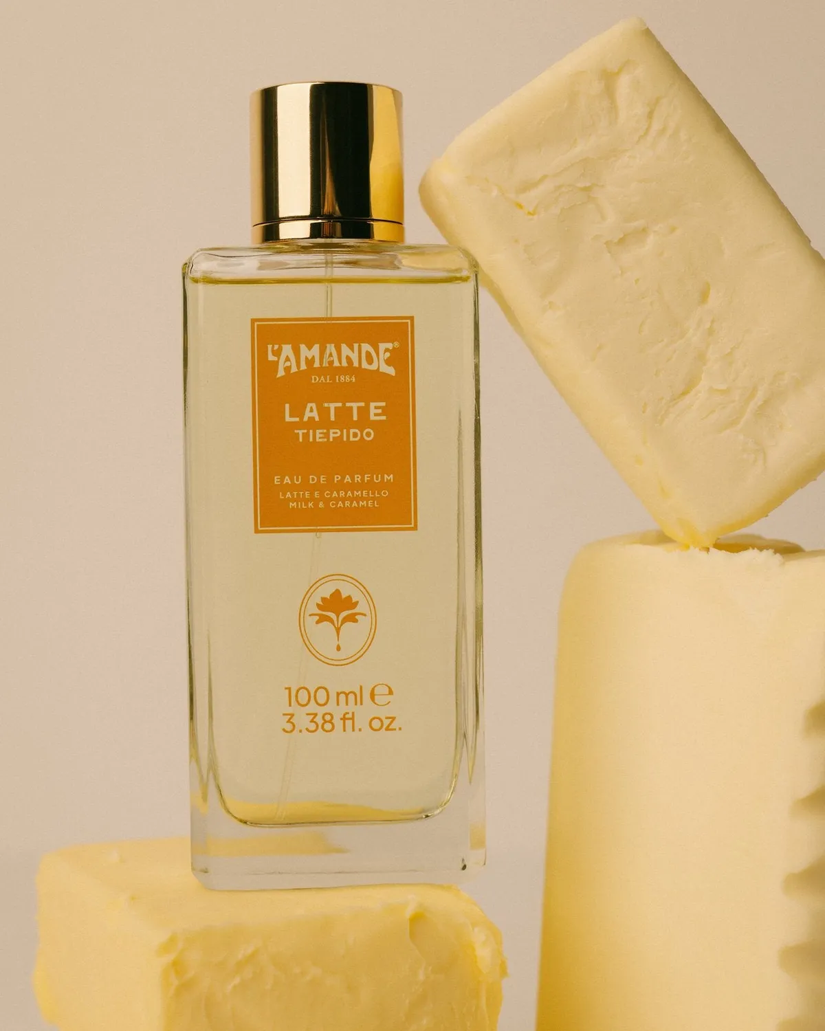 L'Amande Enfant L'Officine Latte Tiepido eau de parfum latte caramello
