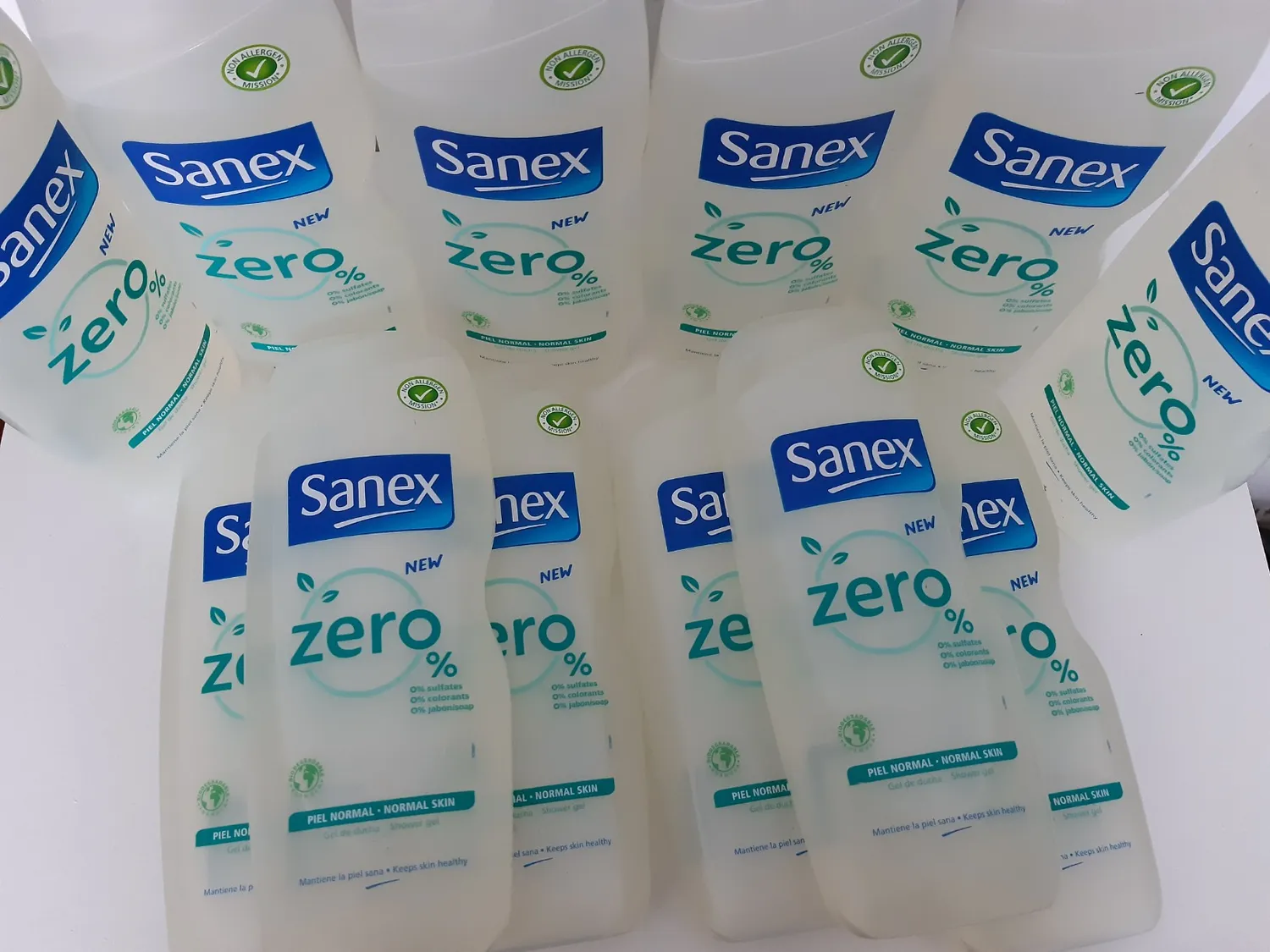 Sanex Zero% Bagnoschiuma Pelle Normale 12x600 ml Vegano