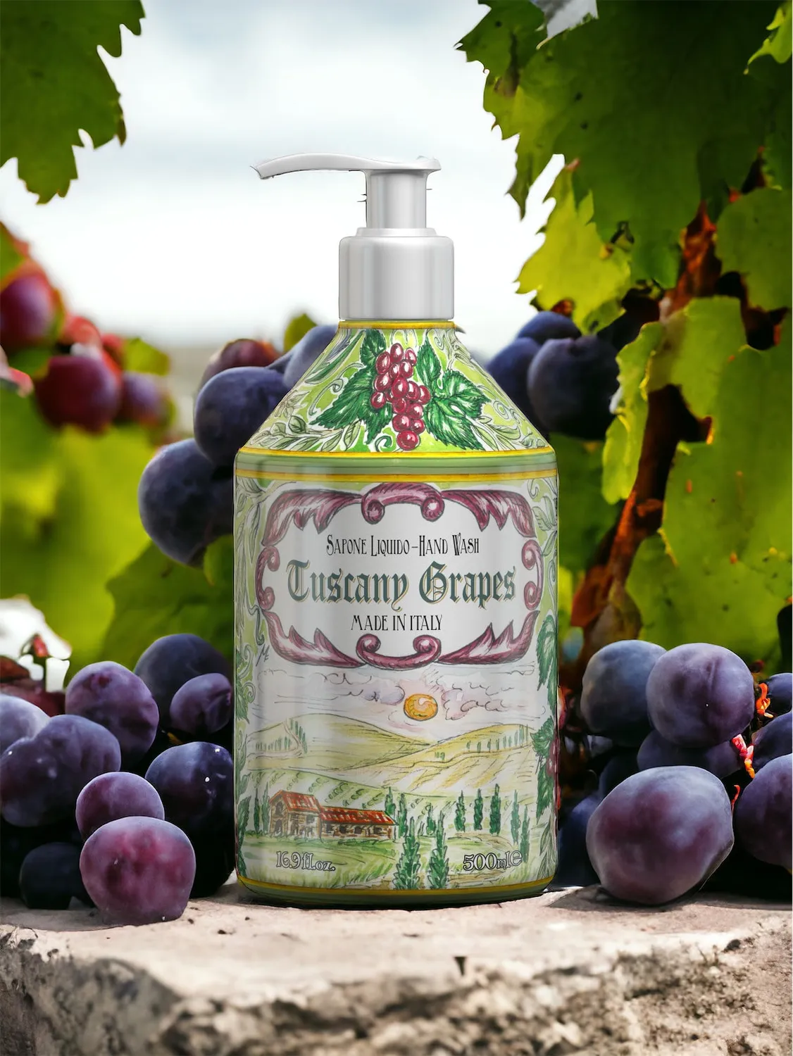 Rudy Tuscany Grapes sapone liquido mani 500 ml ambrato