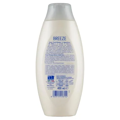 Breeze Thè Bianco bagnoschiuma doccia shampoo 6x400 ml pH