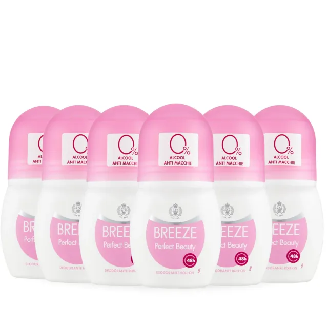 Breeze Perfect Beauty roll-on 6x50 ml antimacchia 48h