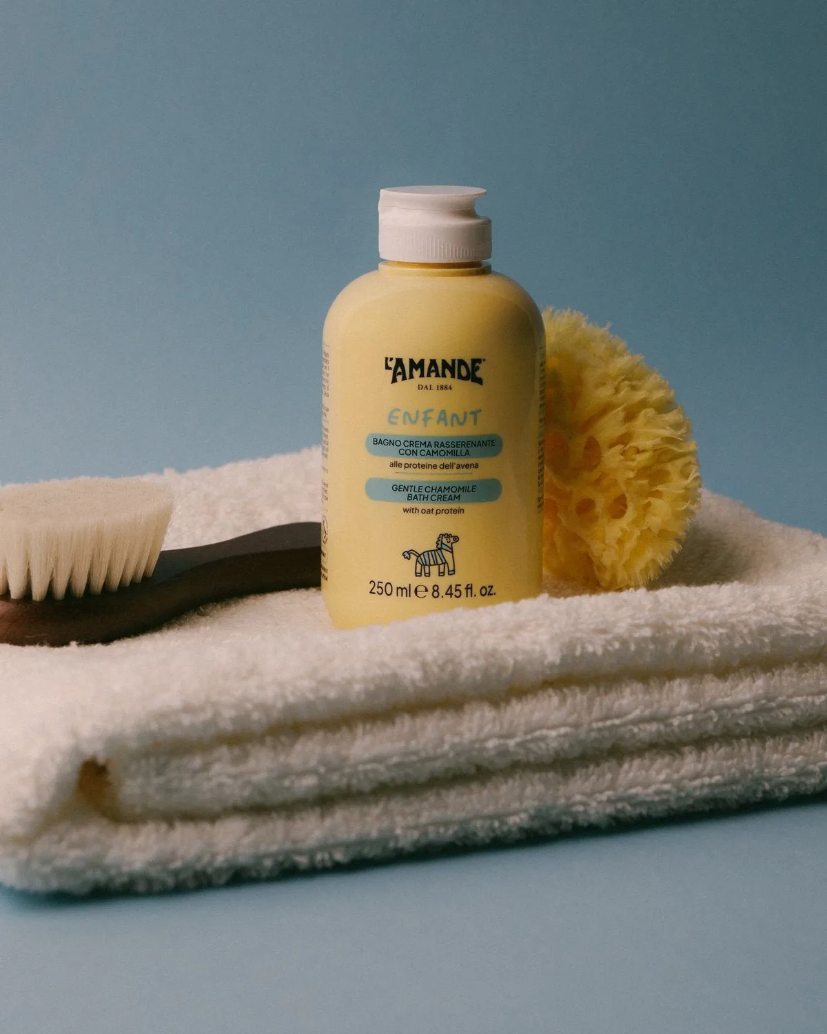L'Amande Enfant Bagno Crema Rasserante bagnoschiuma camomilla bimbi