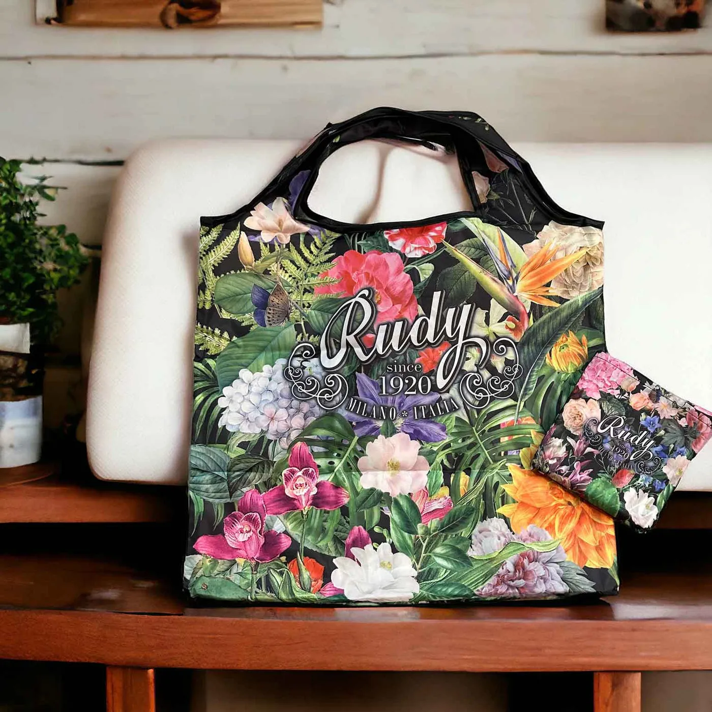 Rudy Profumi Nature&Arome Shopper pieghevole 43x40 cm floreale