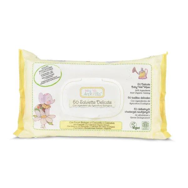 Pierpaoli Baby Anthyllis Salviettine Umidificate 60 pz Camomilla