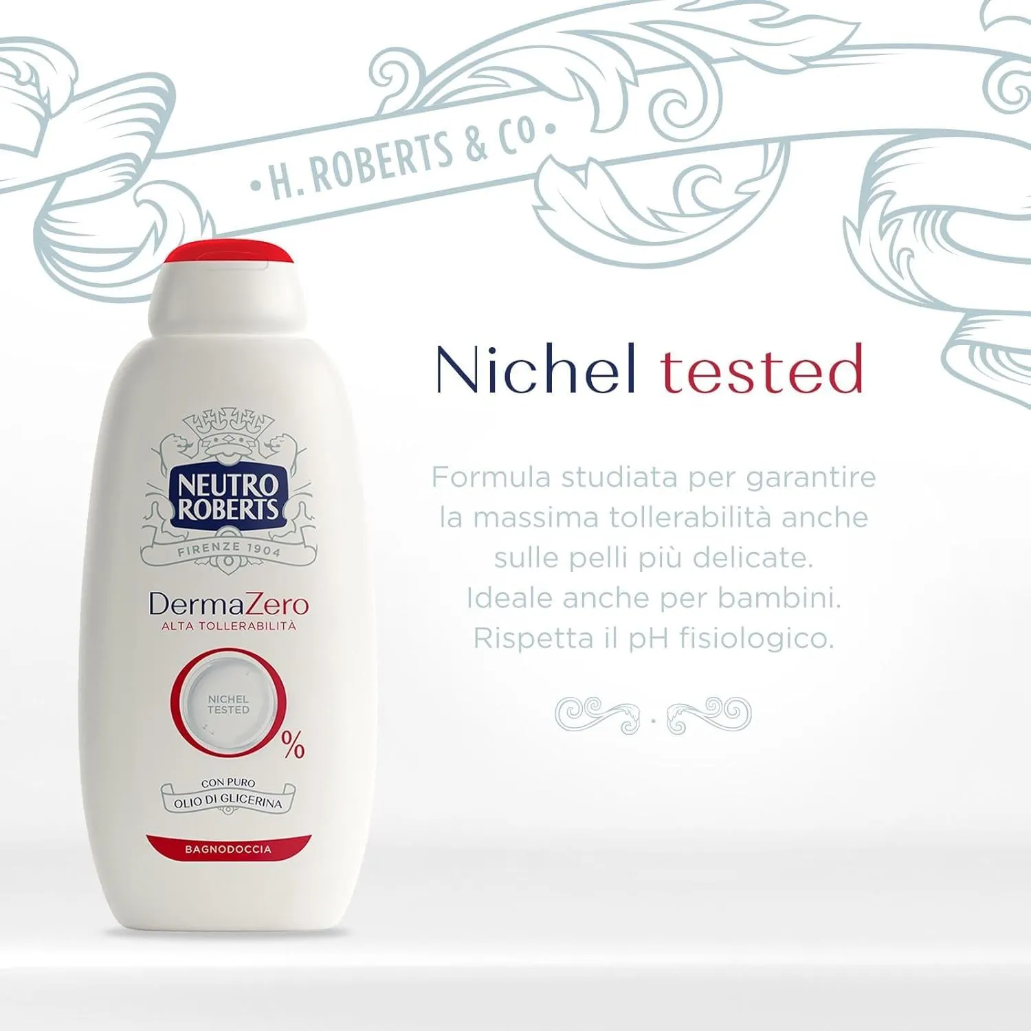 Neutro Roberts Ipoallergenico Bagnoschiuma 4x600 ml pelli sensibili