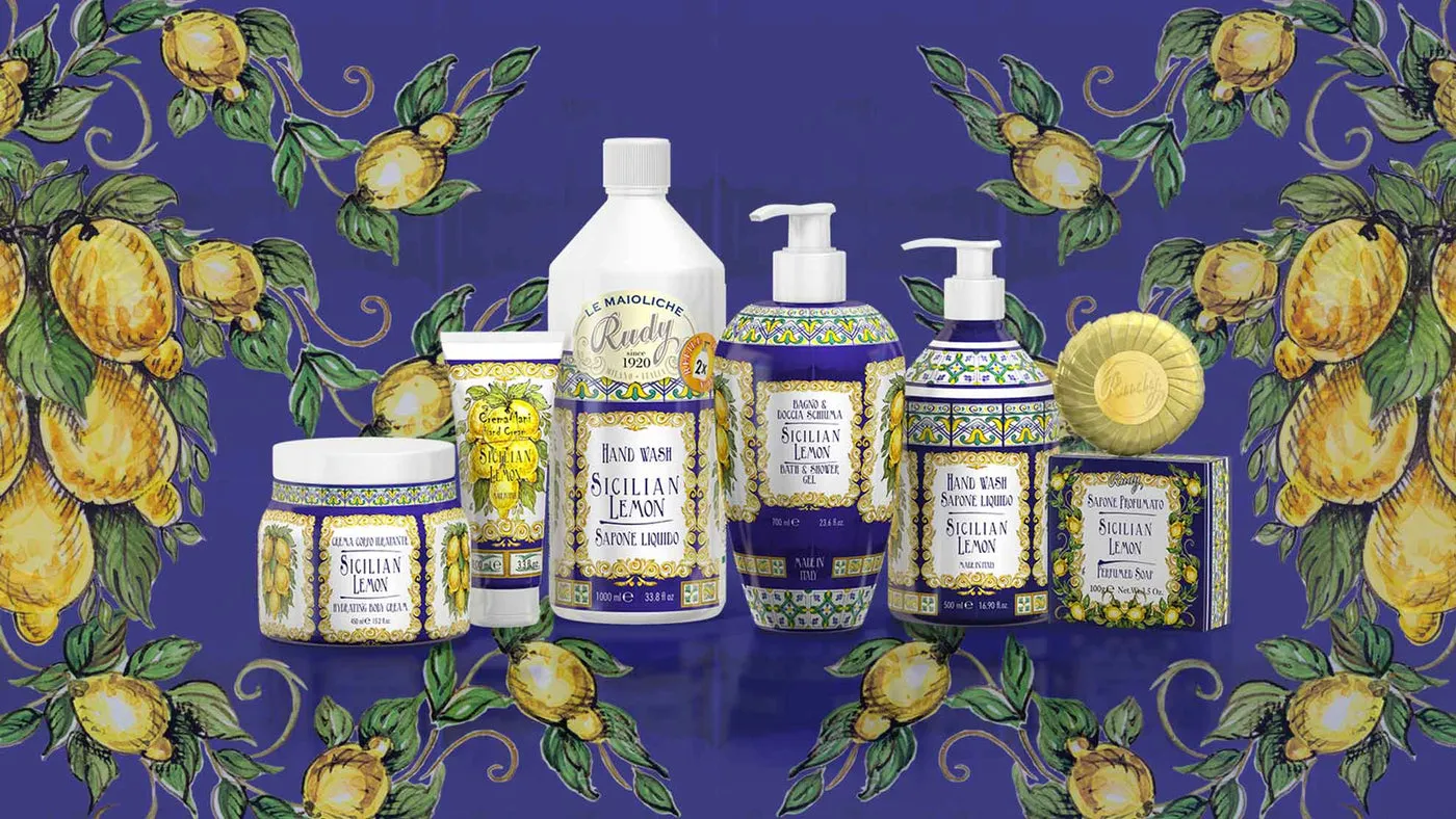 Rudy Profumi Maioliche Limoni Siciliani sapone mani 500 ml agrumato