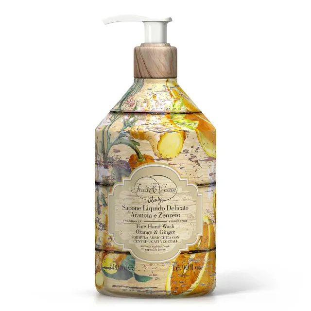 Rudy Fruit&Juice Arancia Zenzero sapone mani 500 ml agrumi