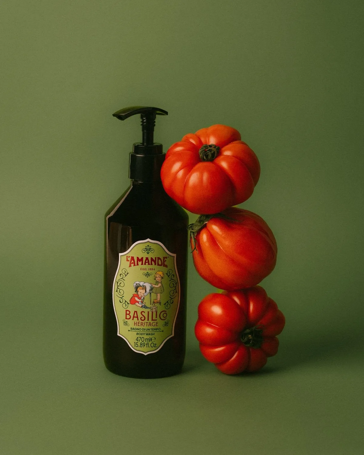 L'Amande Bagno di un Tempo Basilico bagnoschiuma pH dermatologico