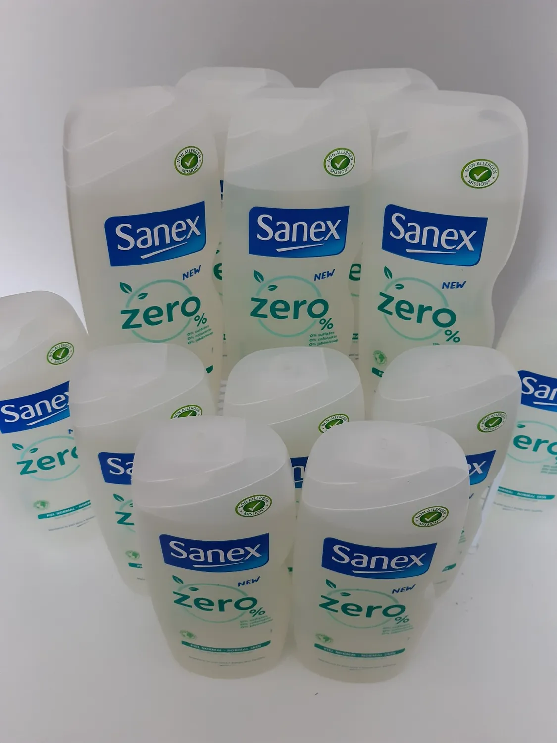 Sanex Zero% Bagnoschiuma Pelle Normale 12x600 ml Vegano