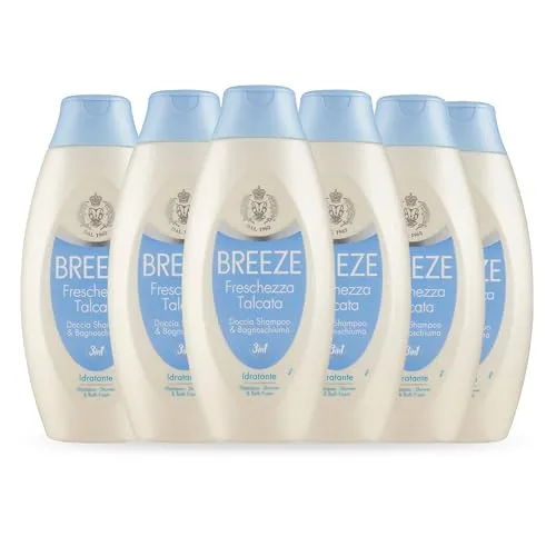 Breeze Freschezza Talcata doccia shampoo 6x400 ml pH fisiologico
