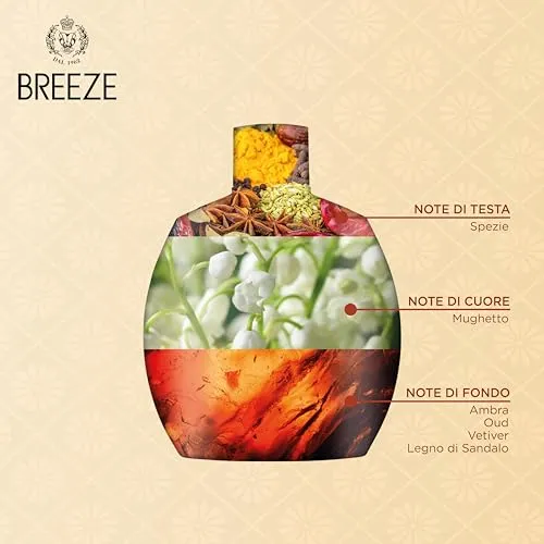 Breeze BlackOud deodorante squeeze 6x100 ml legnoso no gas