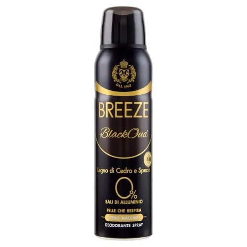 Breeze Blackoud deodorante spray 6x150 ml aromatico