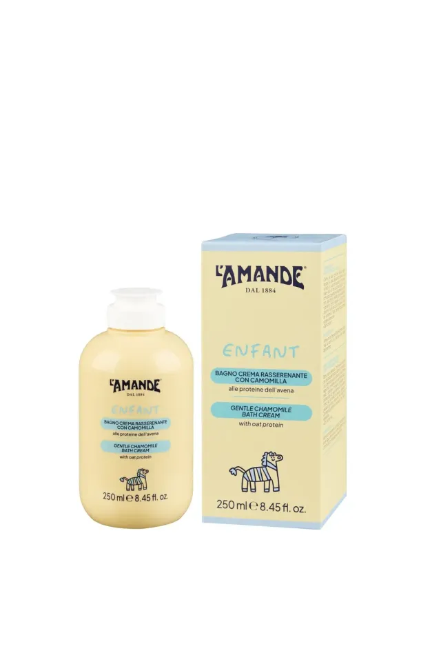 L'Amande Enfant Bagno Crema Rasserante bagnoschiuma camomilla bimbi