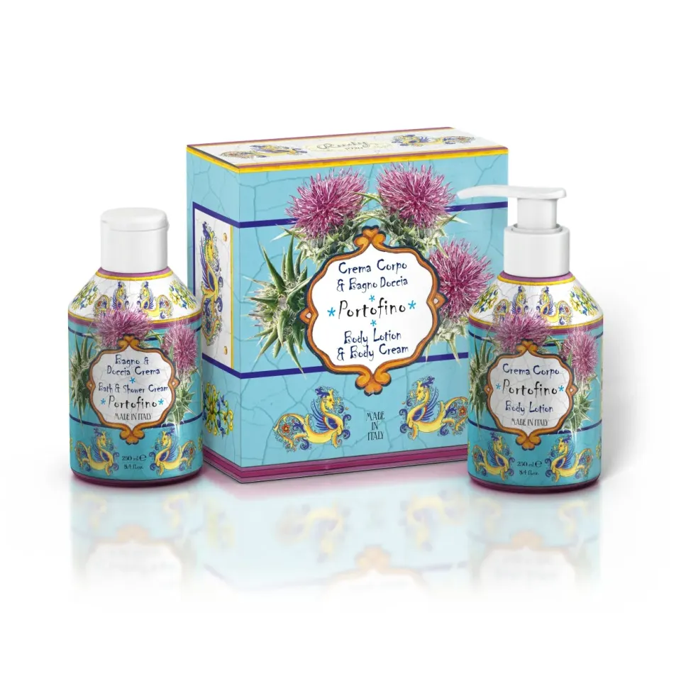 Rudy Profumi Portofino set bagnoschiuma 250 ml + crema corpo