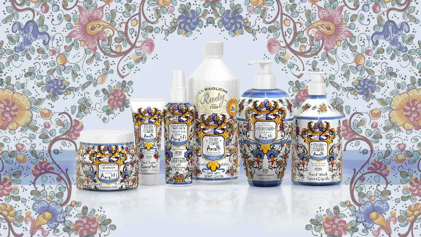 Rudy Profumi Maioliche Amalfi Acqua Corpo 150 ml idratante fresca